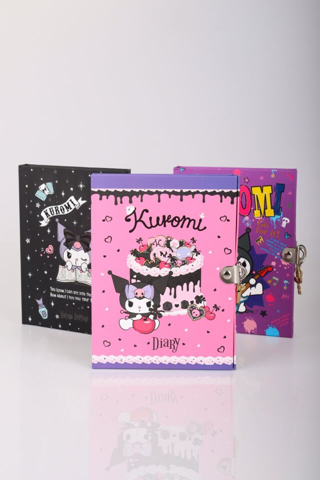 DEKOMUS İLE YENİ SEZON LİSANSLI KUROMI KİLİTLİ HATIRA DEFTERİ 96 YAPRAK