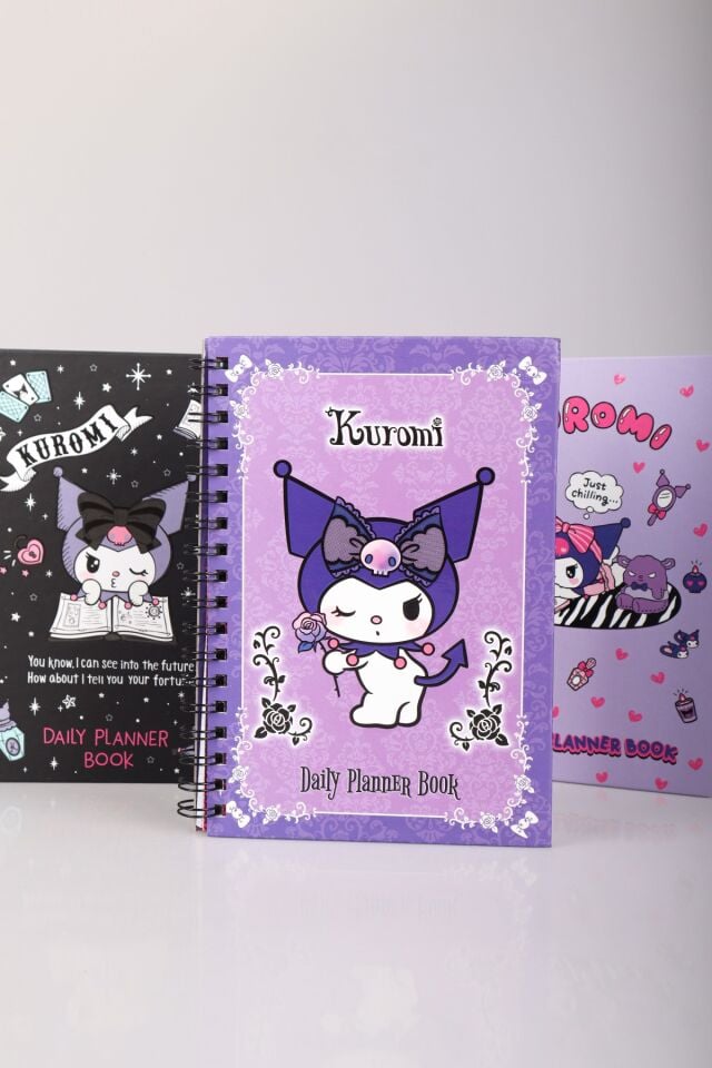 DEKOMUS İLE YENİ SEZON LİSANSLI KUROMI DAILY PLANNER BOOK / GÜNLÜK PLANLAYICI AJANDA