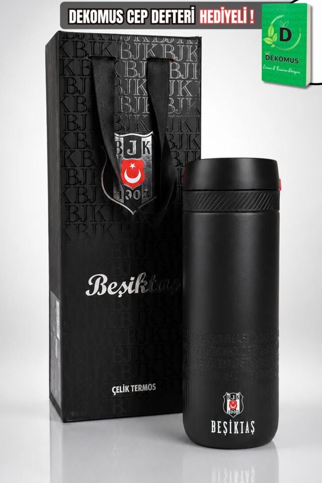 x Dekomus Lisanslı Beşiktaş Özel Çanta Kutulu 550 Ml Çelik Termos