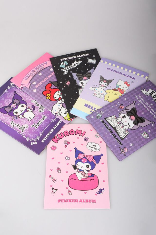 DEKOMUS İLE LİSANSLI YENİ SEZON BEST FRIENDS ''TEKLİ'' KUROMI,HELLO KITTY,CINNAMOROLL STICKER SET