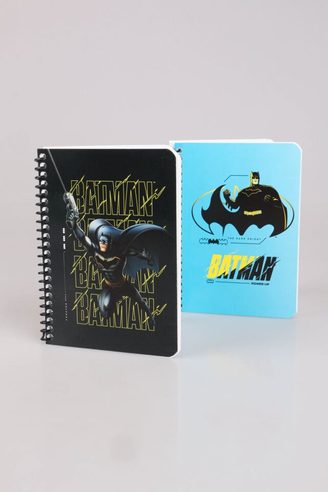 DEKOMUS İLE LİSANSLI BATMAN ''TEKLİ'' SPIRALLI A6 80 YAPRAK BLOKNOT