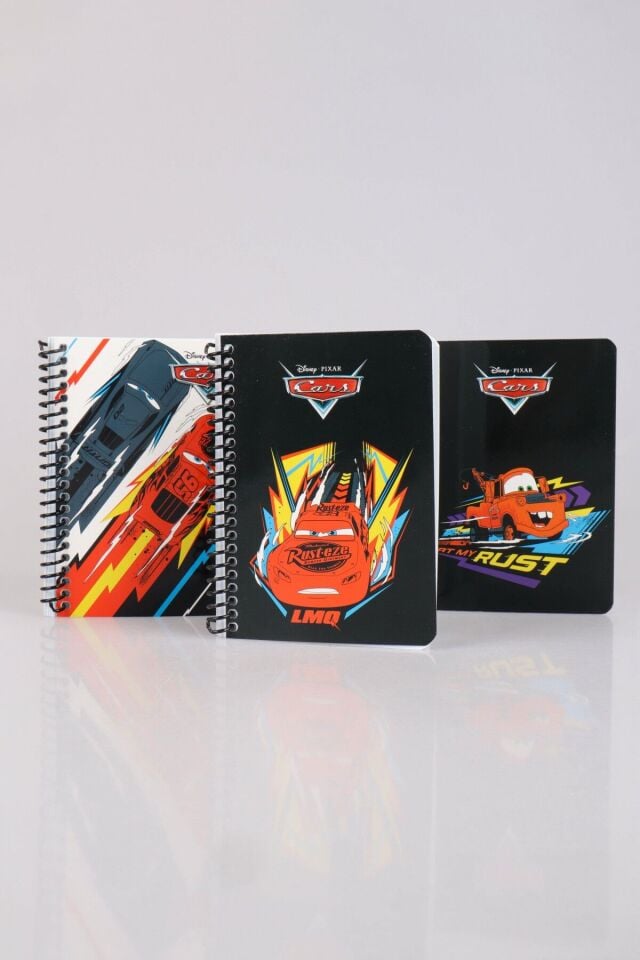 DEKOMUS İLE LİSANSLI CARS ''TEKLİ'' SPIRALLI A6 80 YAPRAK BLOKNOT