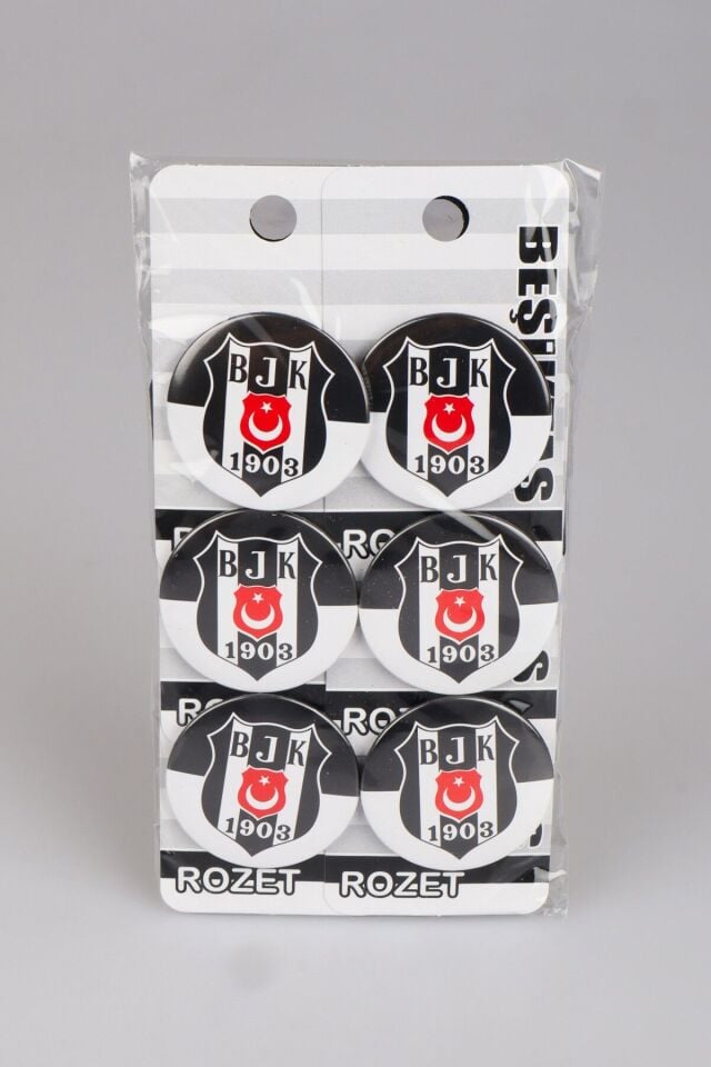 ''DEKOMUS CEP DEFTERİ HEDİYELİ'' LİSANSLI BEŞİKTAŞ 2'Lİ ROZET