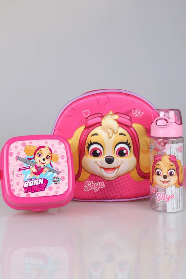 YENİ SEZON LİSANSLI PAW PATROL OKULDA MACERA KOLEKSİYONU ANAOKUL ÇANTASI,500 ML MATARA VE BESLENME KABI YEMEK SETİ