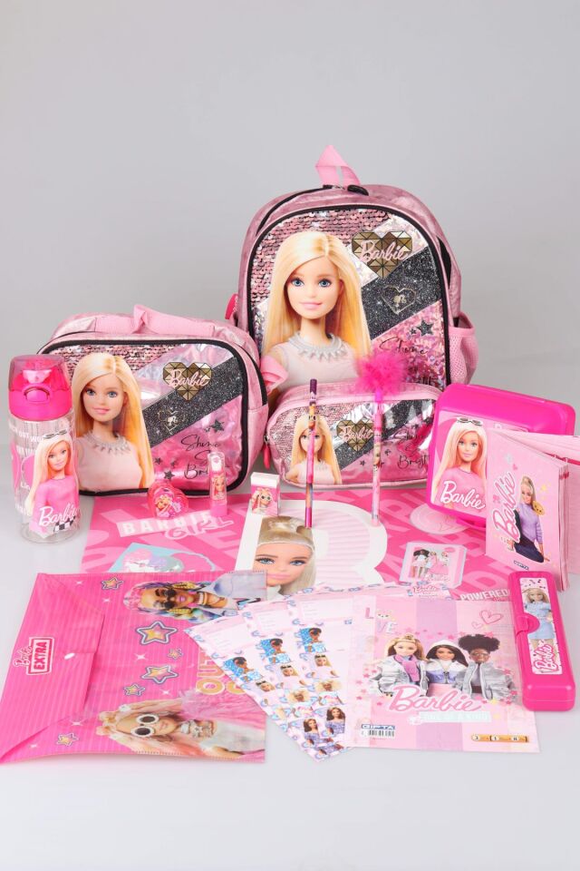 LİSANSLI TEK BÖLMELİ KÜÇÜK BOY 32 CM ANAOKUL,KALEM VE BESLENME ÇANTASI,MATARA,BESLENME KABI İLE KIRTASİYE OKUL SETİ