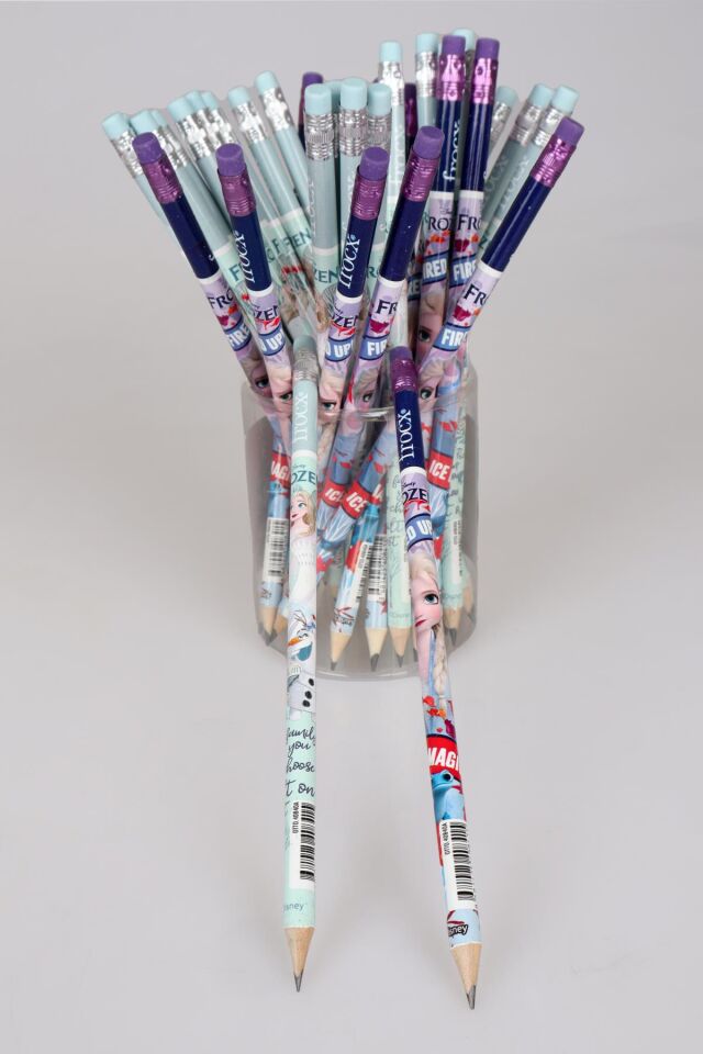 YENİ SEZON LİSANSLI FROZEN ELSA '' TEKLİ '' SİLGİLİ KURŞUN KALEM