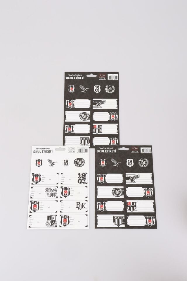 LİSANSLI BEŞİKTAŞ 24'LÜ OKUL ETİKETİ