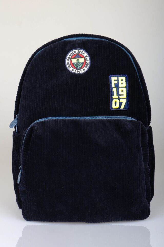 x Dekomus Lisanslı Fenerbahçe 1907 Velvet Heritage Collection Büyük Boy Kadife Çanta