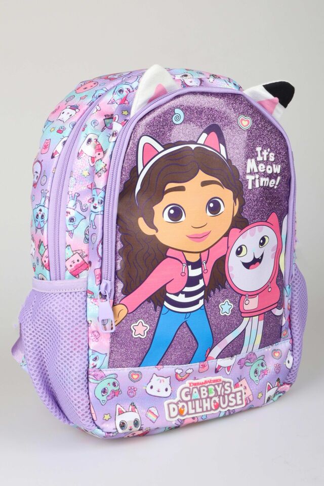 x Dekomus Lisanslı Gabby’s Dollhouse Meow Magic Collection Tek Bölmeli Küçük Boy Anaokul Çantası
