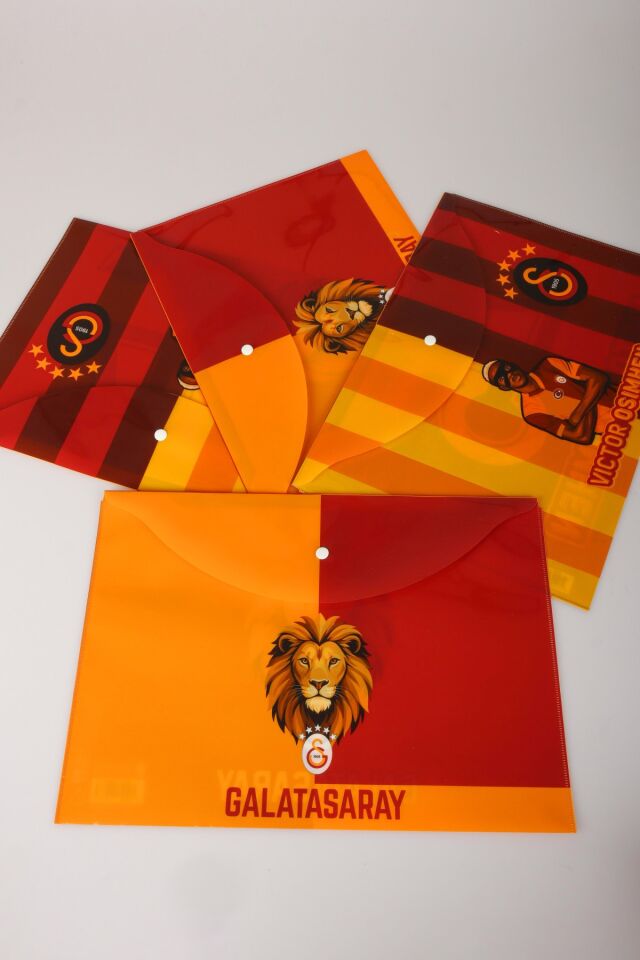 x Dekomus Lisanslı Galatasaray 4 Adet Çıtçıt Dosya Yeni Sezon