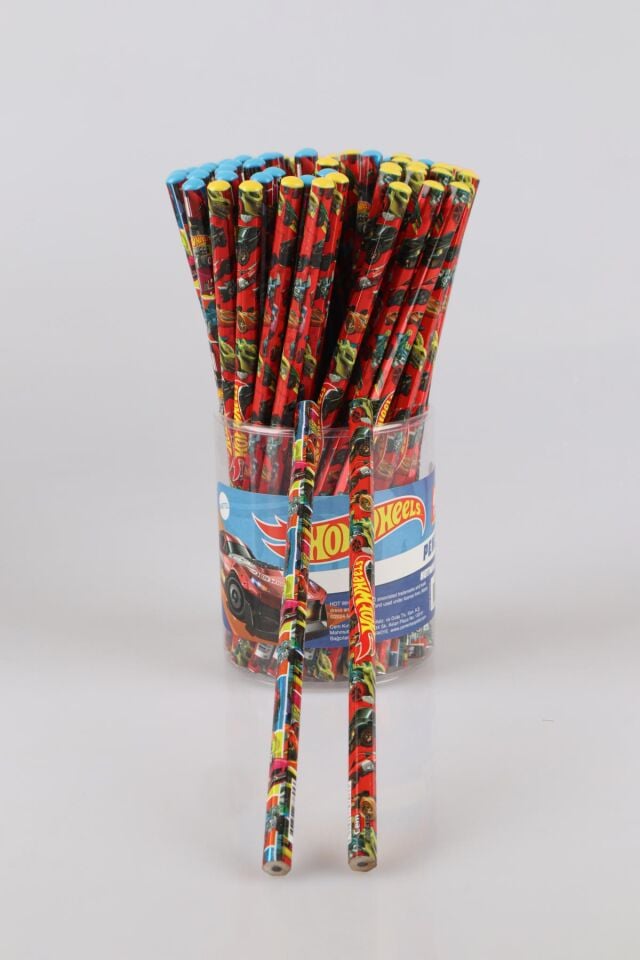 2024 YENİ SEZON LİSANSLI HOT WHEELS TEKLİ KURŞUN KALEM
