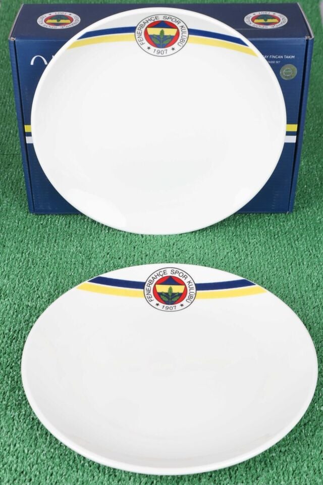 DEKOMUS İLE LİSANSLI FENERBAHÇE 6 KİŞİLİK PASTA TABAĞI SETİ