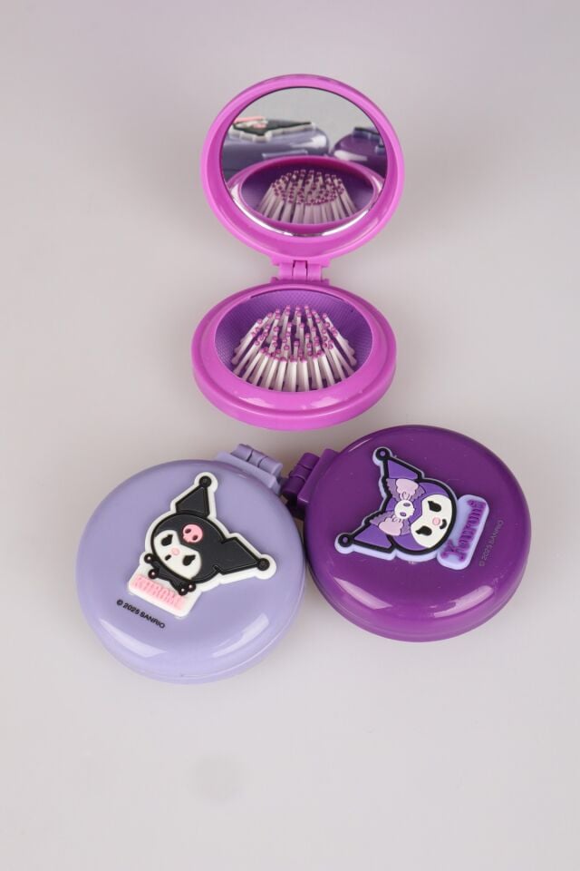 DEKOMUS İLE LİSANSLI YENİ SEZON KUROMI AYNALI SAÇ FIRÇASI