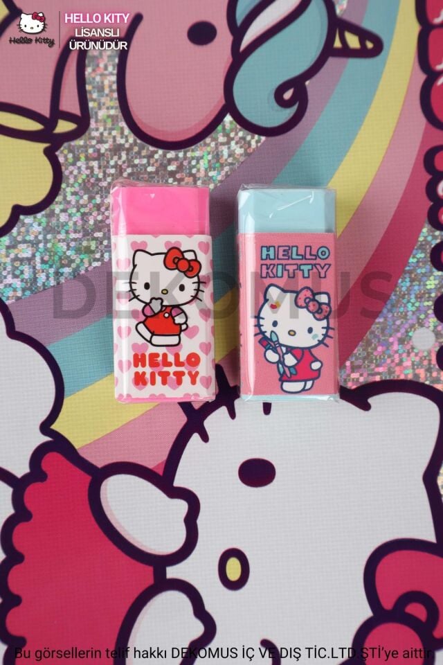 YENİ SEZON LİSANSLI HELLO KITTY TEKLİ SİLGİ