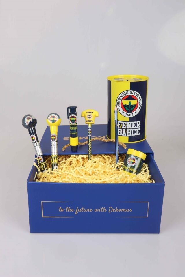DEKOMUS GIFT BOX ÖZEL KUTULU  FENERBAHÇE JUMBO KIRTASİYE SETİ