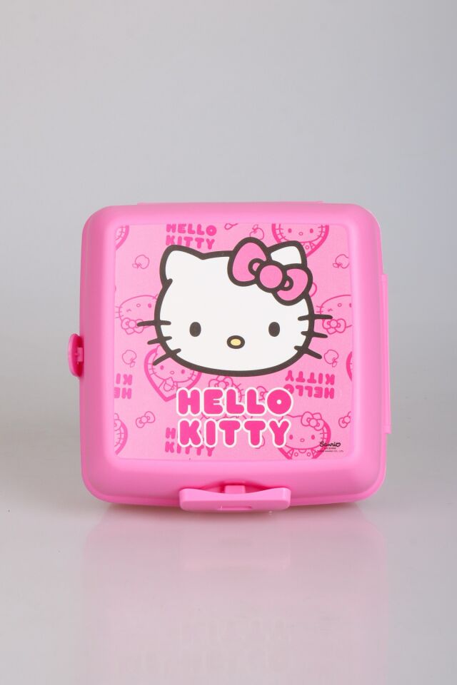 DEKOMUS CEP DEFTERİ VE YENİ SEZON LİSANSLI HELLO KITTY 2 KATLI BESLENME KUTUSU / LUNCH BOX 2'LİSİ