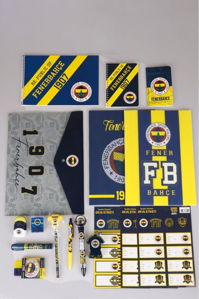 LİSANSLI FENERBAHÇE 17 PARÇA PREMIUM KIRTASİYE SETİ