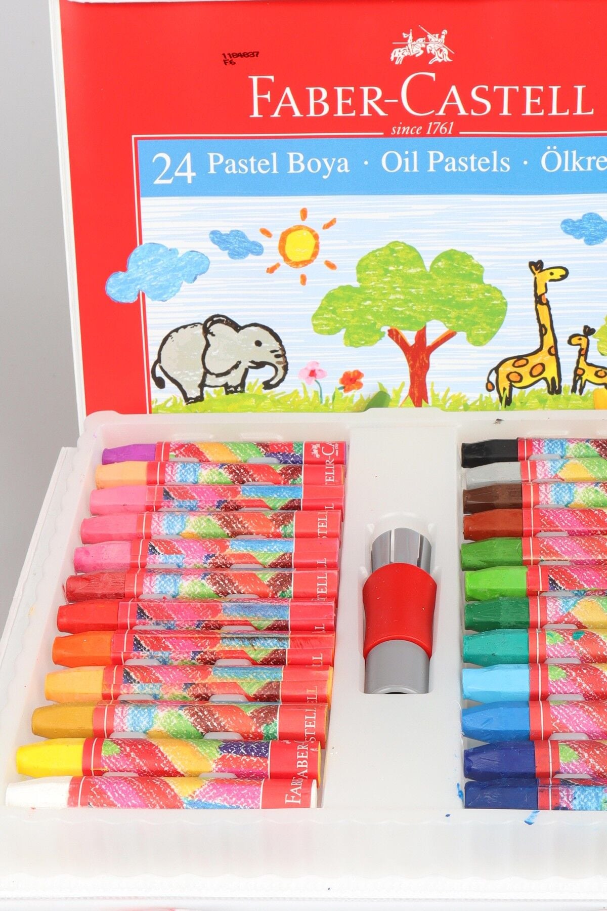 Orjinal Faber-Castell Çantalı 24 Renk Pastel Boya