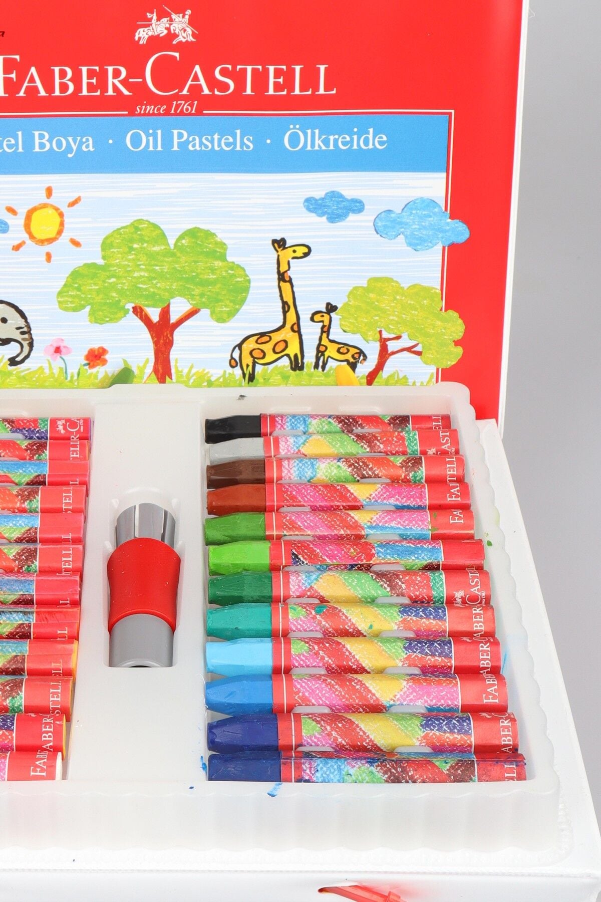Orjinal Faber-Castell Çantalı 24 Renk Pastel Boya