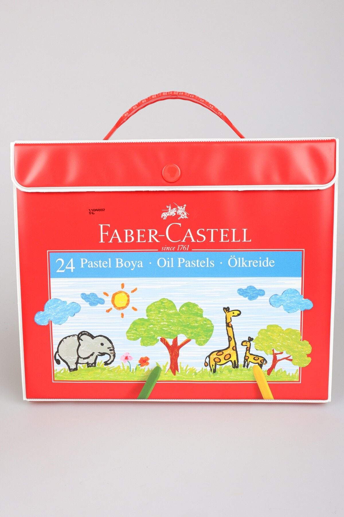 Orjinal Faber-Castell Çantalı 24 Renk Pastel Boya