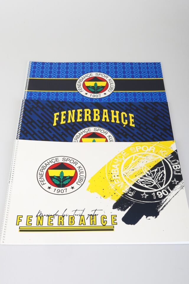 x Dekomus Lisanslı Fenerbahçe Büyük Boy Resim Defteri 24x34 cm 15 Yaprak Tek Adet
