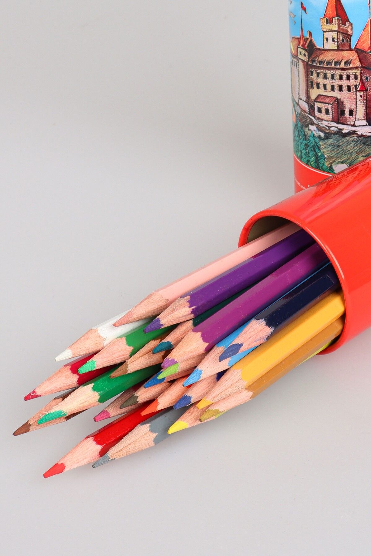 Orjinal Faber-Castell 24 Renk Özel Kutulu Kuru Boya