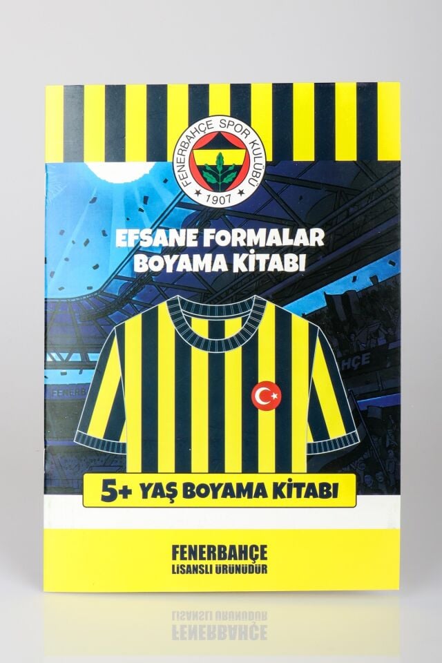 x Dekomus Lisanslı Fenerbahçe Efsane Formalar +5 Yaş Boyama Kitabı