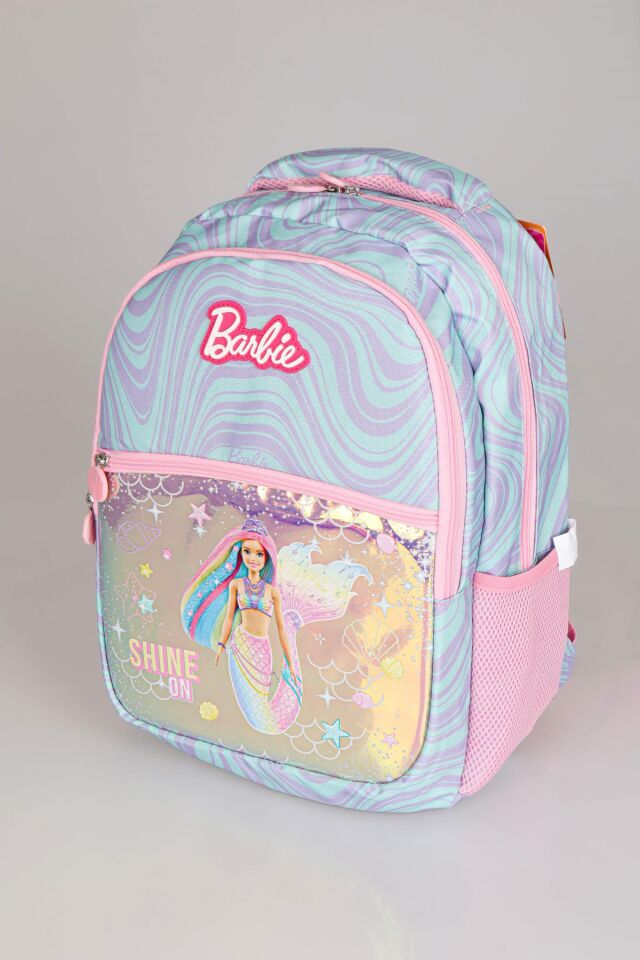 YENİ SEZON LİSANSLI BARBIE'NİN DENİZ KIZI RÜYASI KOLEKSİYONU OKUL ÇANTASI