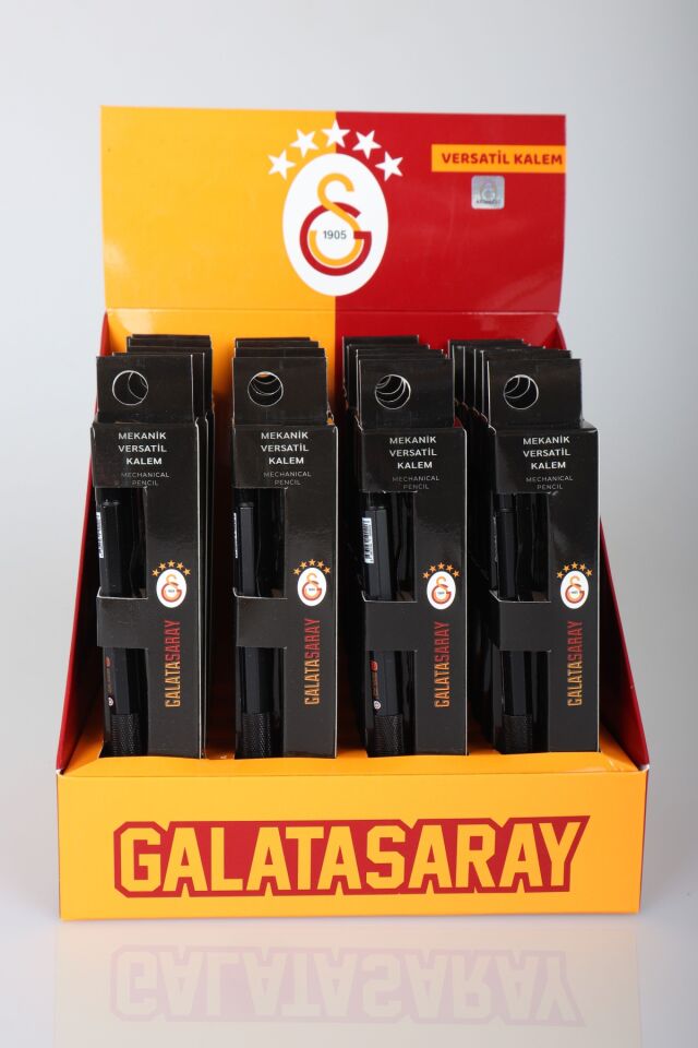 x Dekomus Lisanslı Galatasaray Metal Gövde 0.7 MM Uçlu Kalem / Mimar Kalemi Tek Adet Yeni Sezon