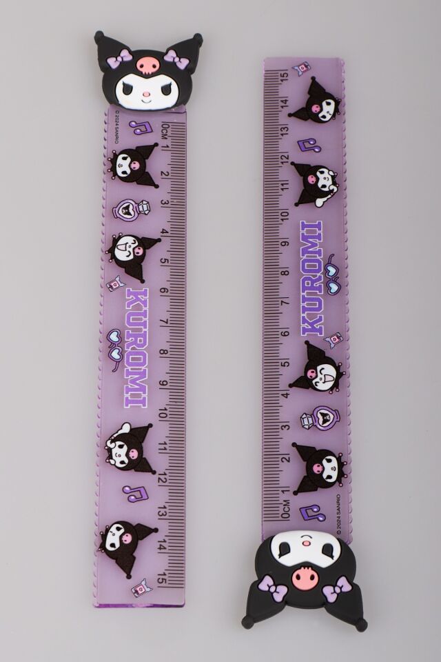 ''DEKOMUS ISLAK MENDİL HEDİYELİ'' KUROMI ''TEKLİ'' CETVEL 15 CM