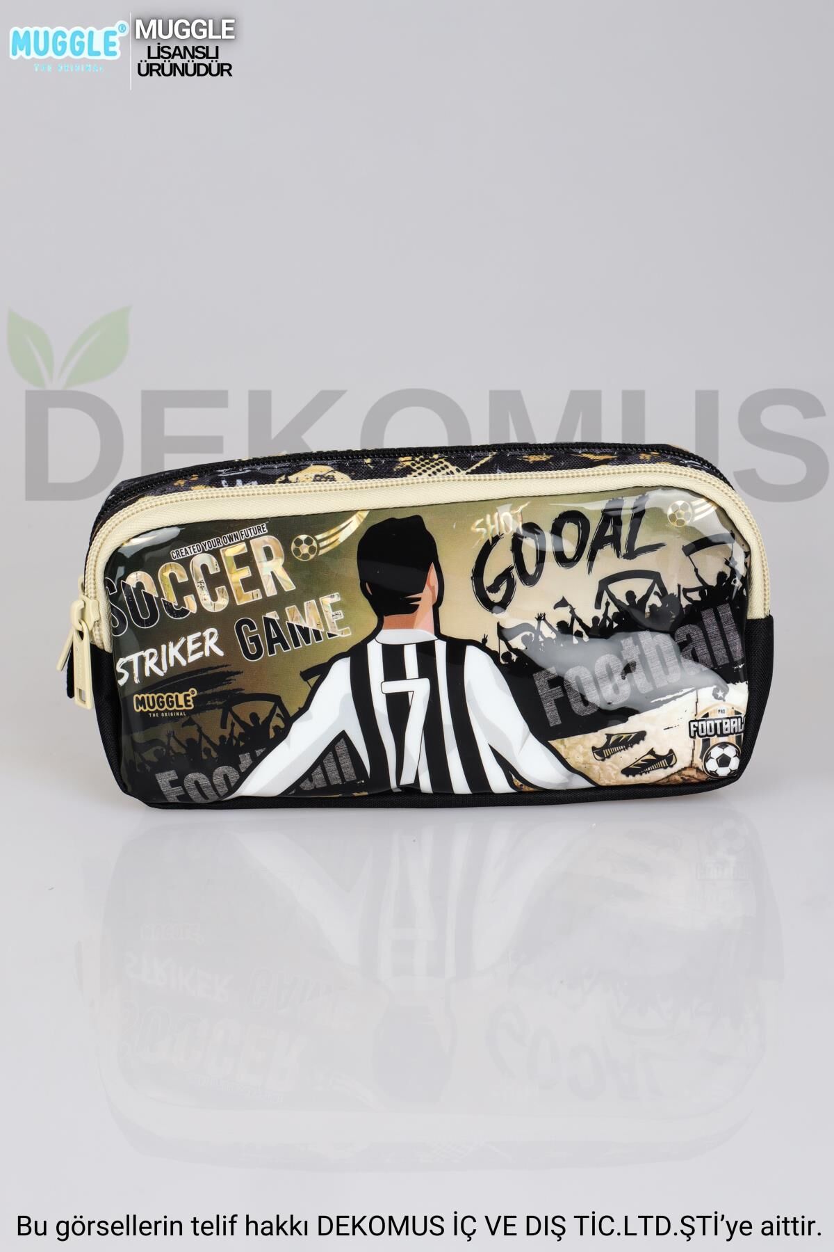 LİSANSLI DEKOMUS ÖZEL KOLEKSİYON SOCCER GAME KALEM ÇANTASI