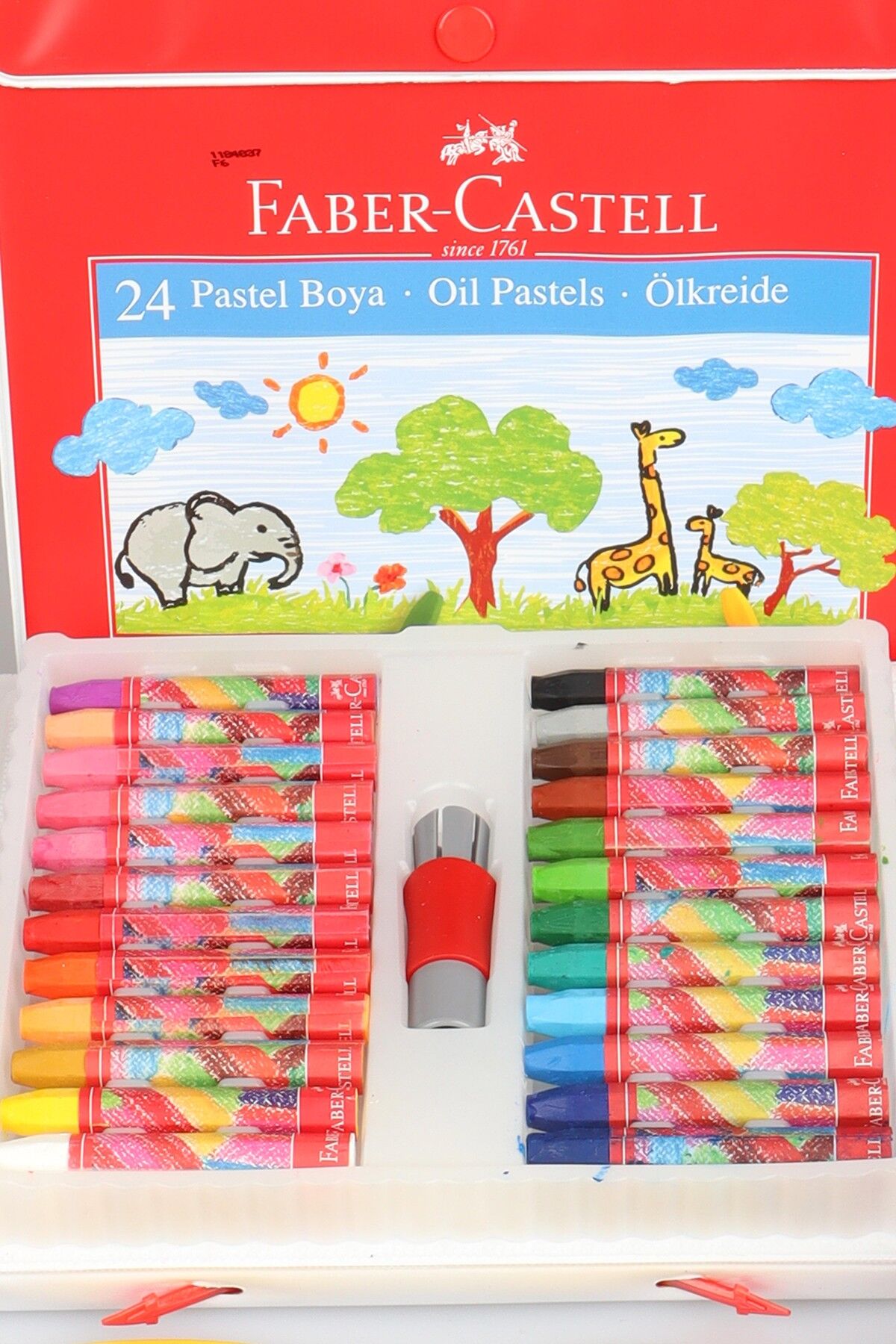 Orjinal Faber-Castell 64 Parça Boyama Seti Çantalı Pastel Boya,Boyama Kitabı,Sulu Boya,Oyun Hamuru