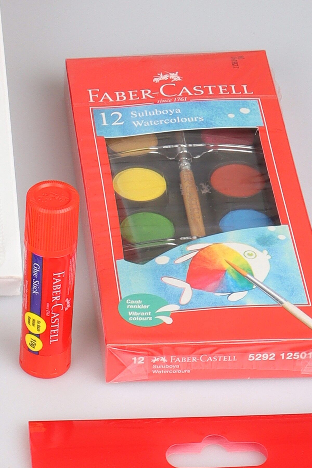 Orjinal Faber-Castell 64 Parça Boyama Seti Çantalı Pastel Boya,Boyama Kitabı,Sulu Boya,Oyun Hamuru