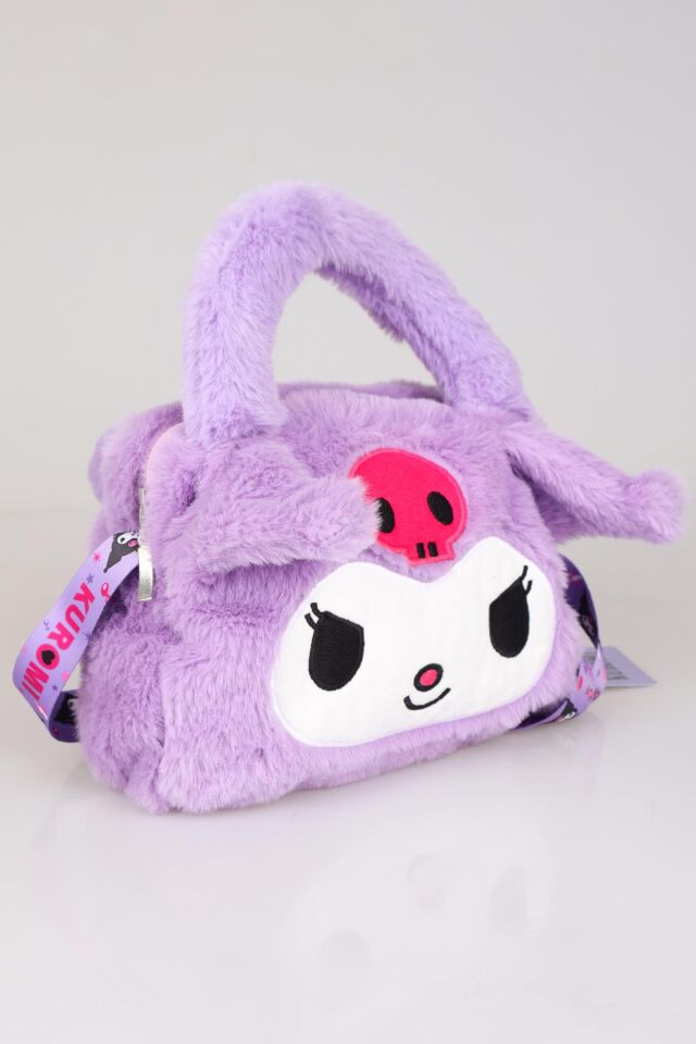 DEKOMUS İLE YENİ SEZON LİSANSLI KUROMI BASIC PELUŞ ASKILI OMUZ ÇANTASI