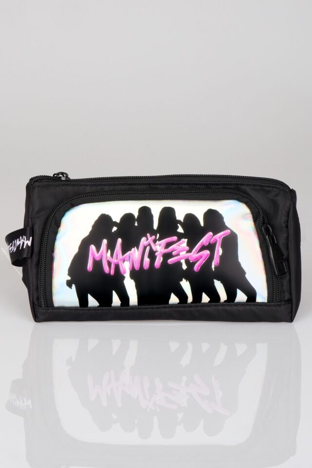 x Dekomus Lisanslı Manifest Finger Snap Collection Kalem Çantası