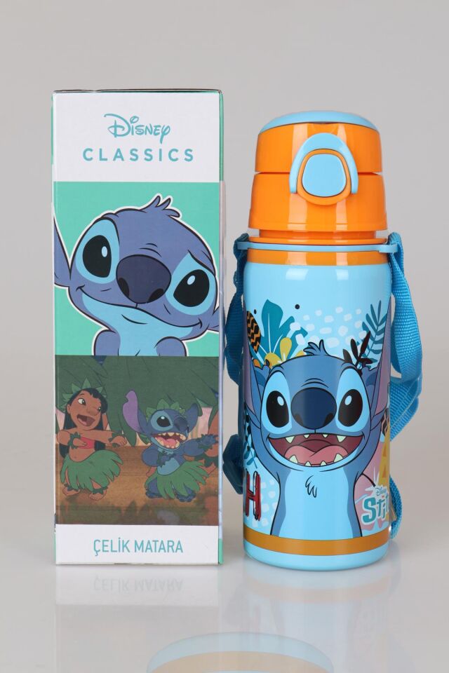 DEKOMUS İLE LİSANSLI STITCH ÇELİK MATARA 500 ML