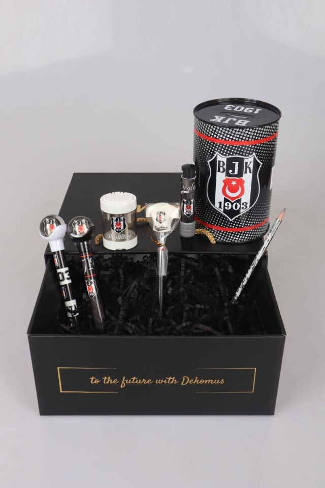 DEKOMUS GIFT BOX ÖZEL KUTULU  BEŞİKTAŞ JUMBO KIRTASİYE SETİ