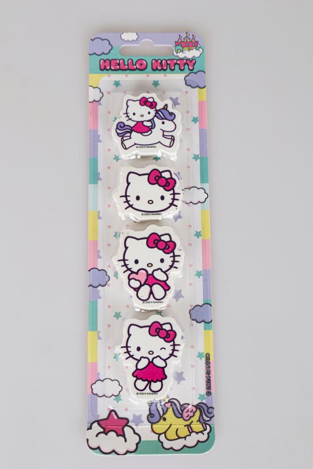 DEKOMUS İLE YENİ SEZON LİSANSLI HELLO KITTY 4'LÜ SİLGİ