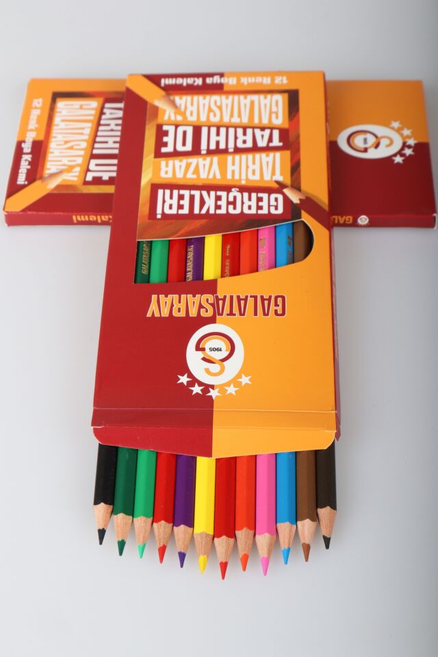 x Dekomus Lisanslı Galatasaray 12'Li Kuru Boya Yeni Sezon Tek Adet