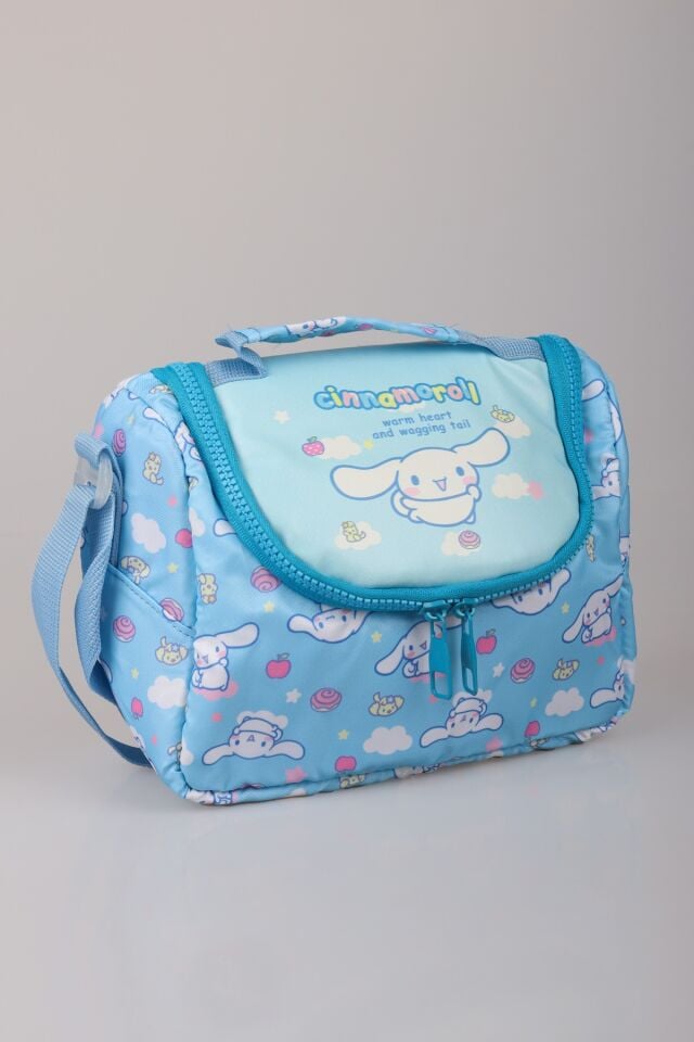 DEKOMUS ISLAK MENDİL HEDİYELİ'' YENİ SEZON LİSANSLI CINNAMOROL  ''SKYROLL KOLEKSİYONU'' TERMOSLU BESLENME ÇANTASI