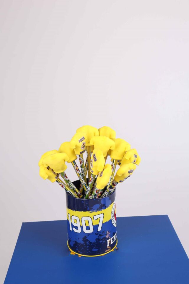 LİSANSLI 2'Lİ FENERBAHÇE ÖZEL TASARIM FORMA SİLGİLİ KURŞUN KALEM