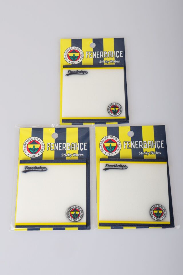 LİSANSLI FENERBAHÇE ''TEKLİ'' ŞEFFAF POST-IT 50 YAPRAK ''DEKOMUS CEP DEFTERİ HEDİYELİ''