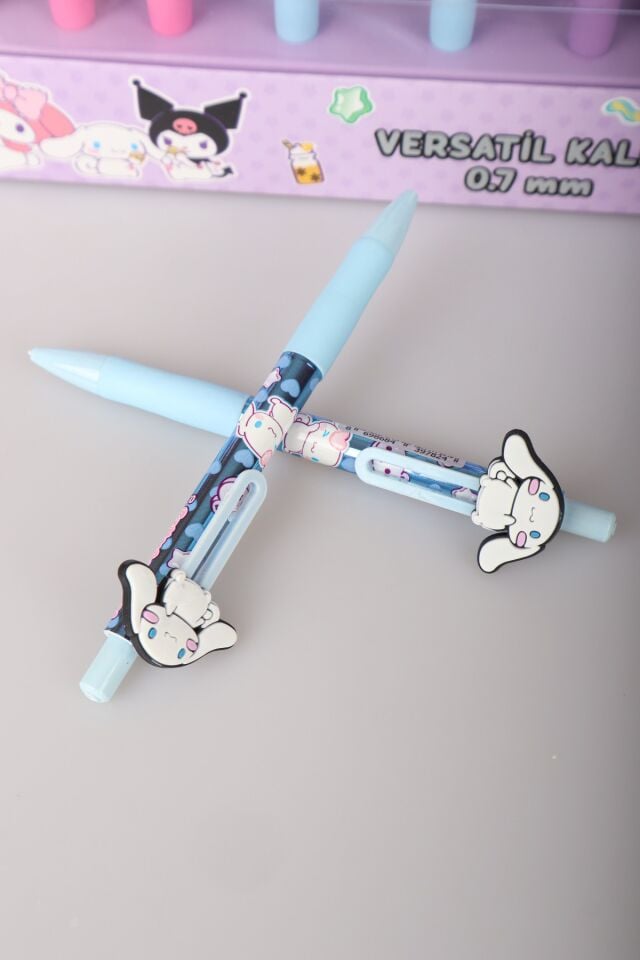 ''DEKOMUS ISLAK MENDİL HEDİYELİ'' LİSANSLI CINNAMOROL ''TEKLİ'' SHINNY VERSATİL UÇLU KALEM 0.7 MM