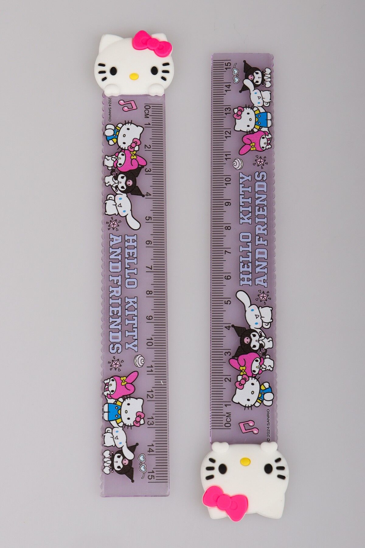 ''DEKOMUS ISLAK MENDİL HEDİYELİ'' HELLO KITTY ''TEKLİ'' CETVEL 15 CM