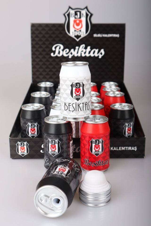 ''DEKOMUS CEP DEFTERİ HEDİYELİ'' BEŞİKTAŞ ''TEKLİ'' COKE TASARIM SİLGİLİ KALEMTRAŞ