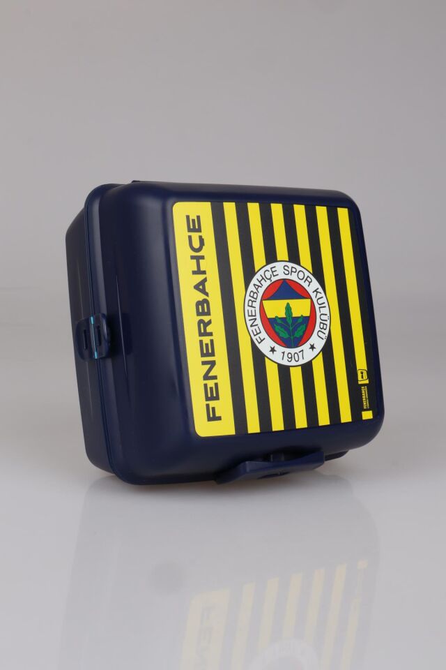LİSANSLI FENERBAHÇE 2 KATLI BESLENME KUTUSU / LUNCH BOX ''DEKOMUS CEP DEFTERİ HEDİYELİ''