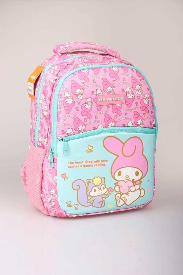 DEKOMUS ''ISLAK MENDİL HEDİYELİ'' YENİ SEZON LİSANSLI MY MELODY ''MELOPINK KOLEKSİYONU'' İLKOKUL ÇANTASI
