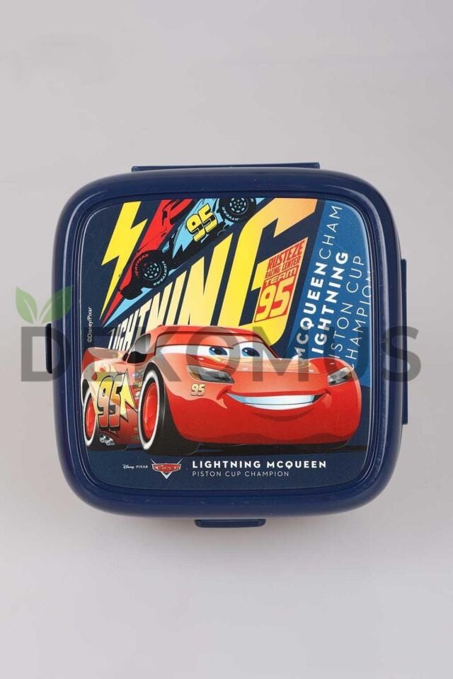 LİSANSLI CARS 2 KATLI BESLENME KUTUSU / LUNCH BOX CHAMPION