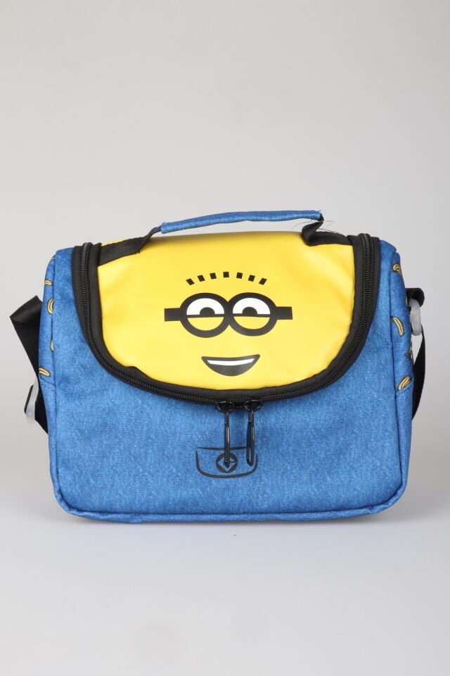 x Dekomus Lisanslı Minions Banana Mood Collection Termoslu Beslenme Çantası
