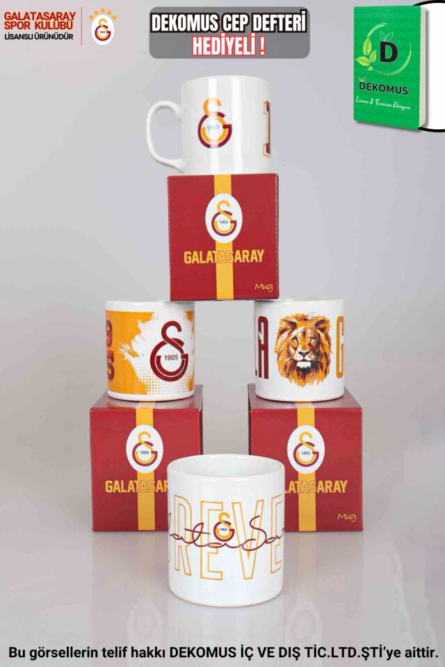 ''DEKOMUS CEP DEFTERİ HEDİYELİ'' YENİ SEZON TEKLİ LİSANSLI GALATASARAY KUPA